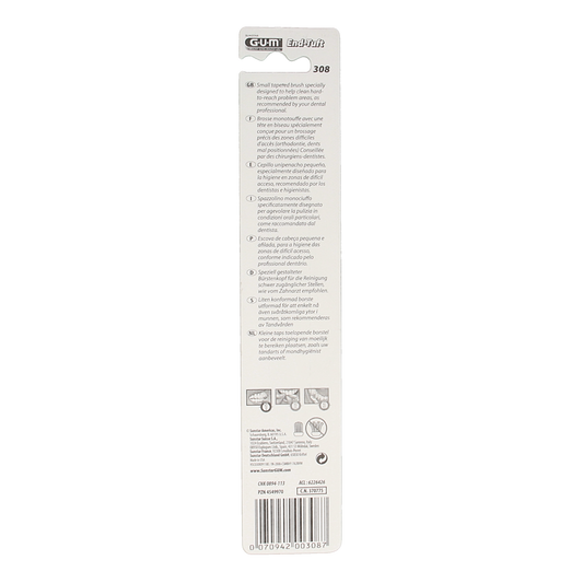 GUM Tandenborstel end-tuft 308MA 1.00 Stuks