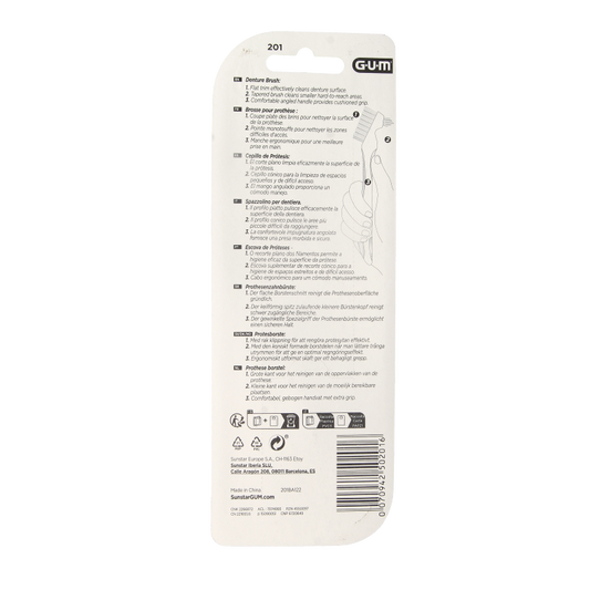 GUM Prothese borstel 1 Stuks
