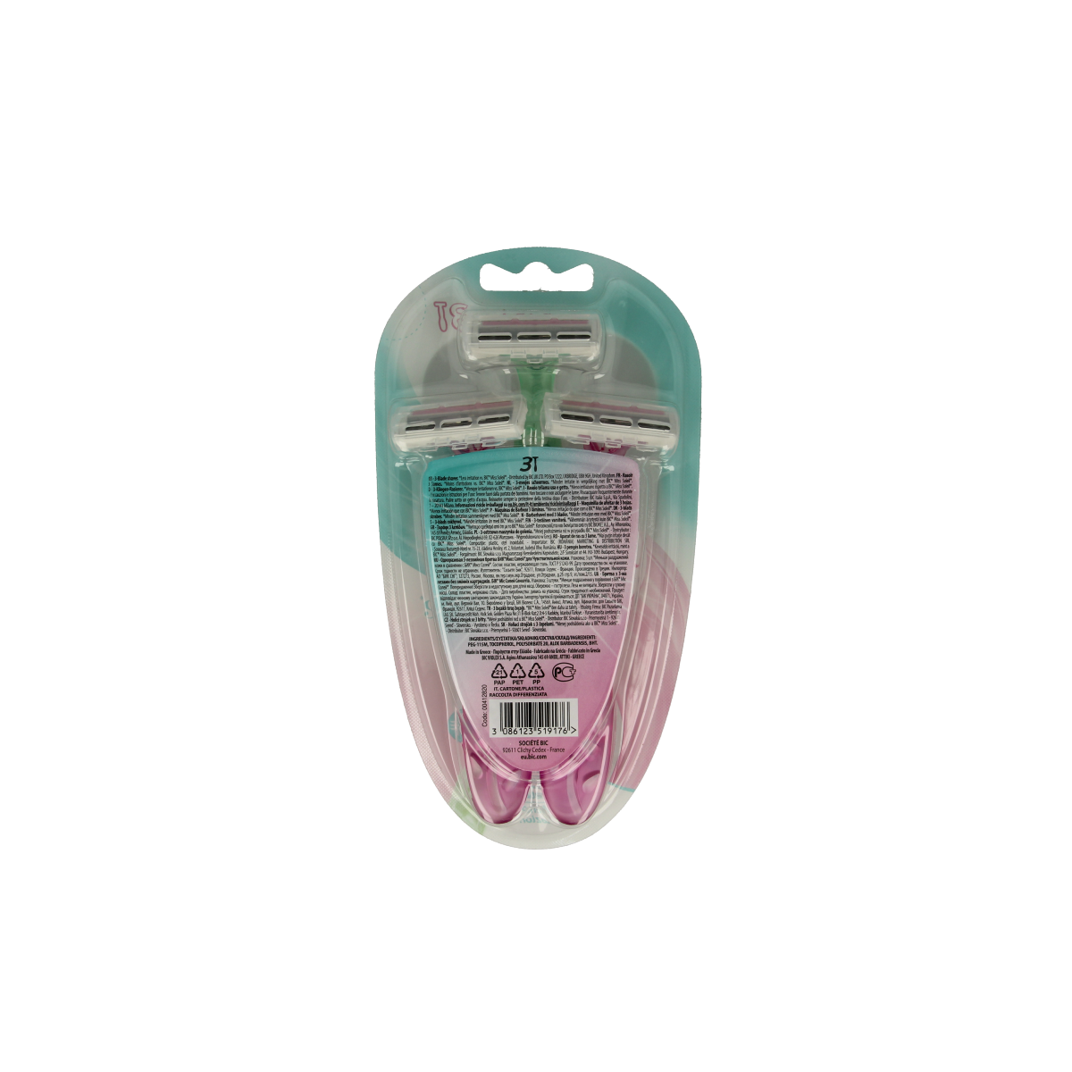 BIC Miss soleil sensitive shaver 3.00 Stuks