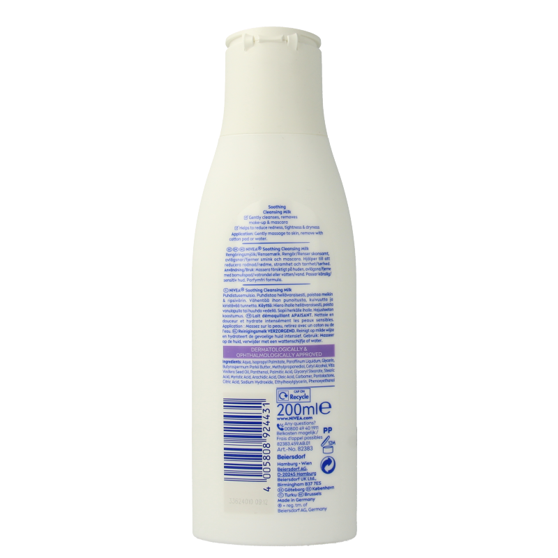 Nivea Reinigingsmelk druivenpitolie 200 Milliliter