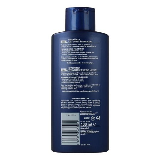 Nivea Men bodylotion revitaliserend / hydraterend 400 Milliliter