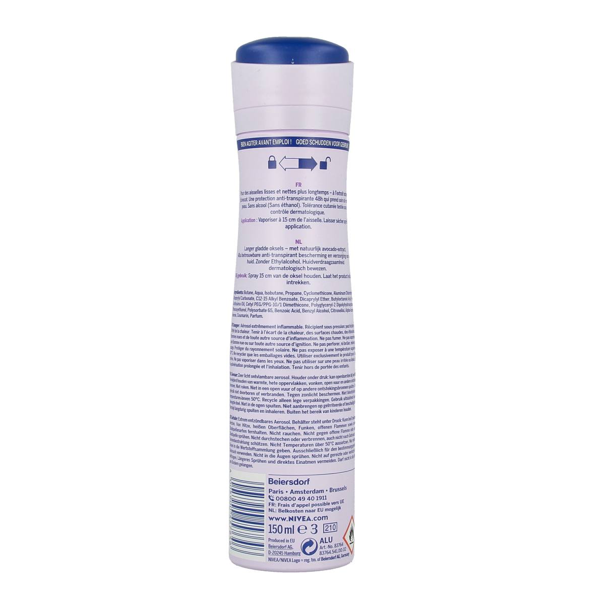 Nivea Deodorant double effect spray 150.00 Milliliter