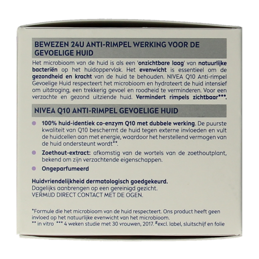 Nivea Q10 Power sensitive dagcreme SPF15 50.00 Milliliter