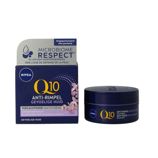 Nivea Q10 Power nachtcreme sensitive 50 Milliliter