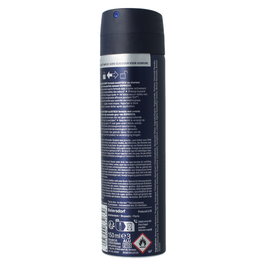 Nivea Men deodorant deep espresso spray 150 Milliliter