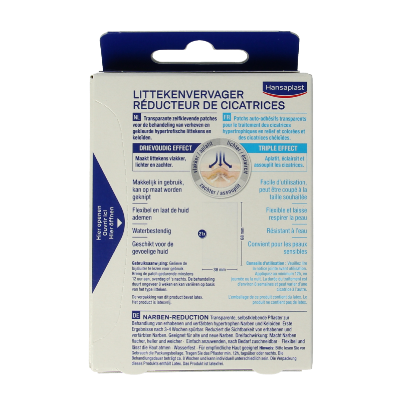 Hansaplast Littekenvervager 21 Stuks