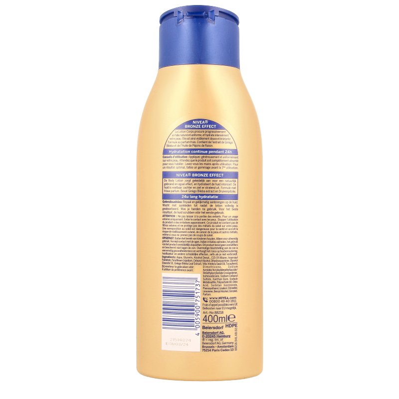 Nivea Bodylotion sun bronze effect 400 Milliliter