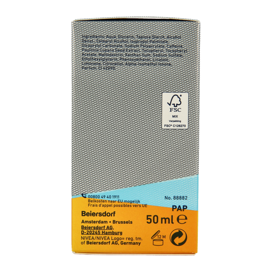 Nivea Men active energy gezichtsgel fresh look 50 Milliliter