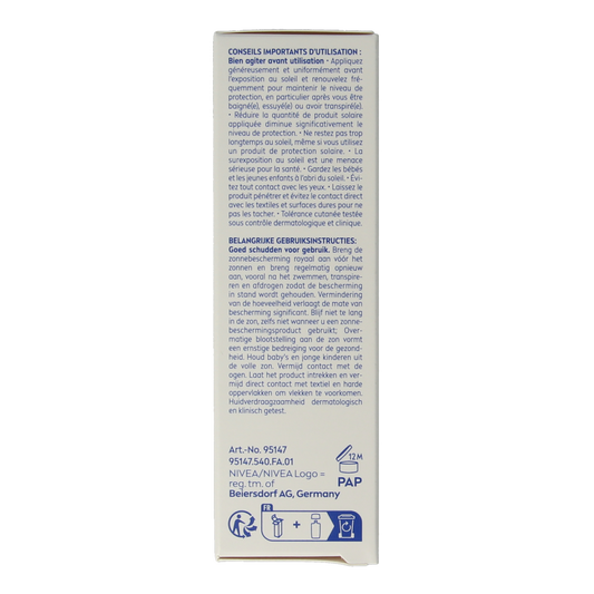 Nivea Sun face blemish control SPF50+ 40.00 Milliliter