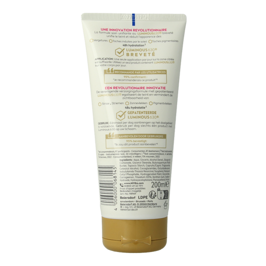 Nivea Nivea luminous630 anti striae lichaamsverzorging 200 Milliliter