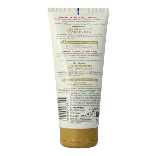 Nivea Nivea luminous630 anti striae lichaamsverzorging 200.00 Milliliter