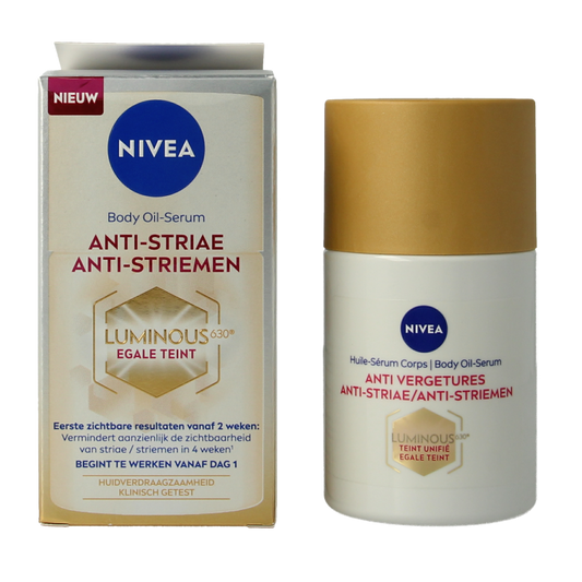 Nivea Nivea luminous 630 anti striae lichaam olieserum 100 Milliliter
