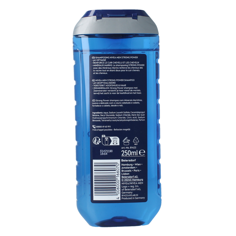 Nivea Men shampoo strong power 250 Milliliter