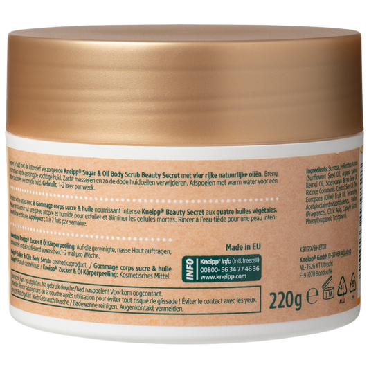 Kneipp Body scrub Sugar en Oil Beauty Secret 220.00 Gram