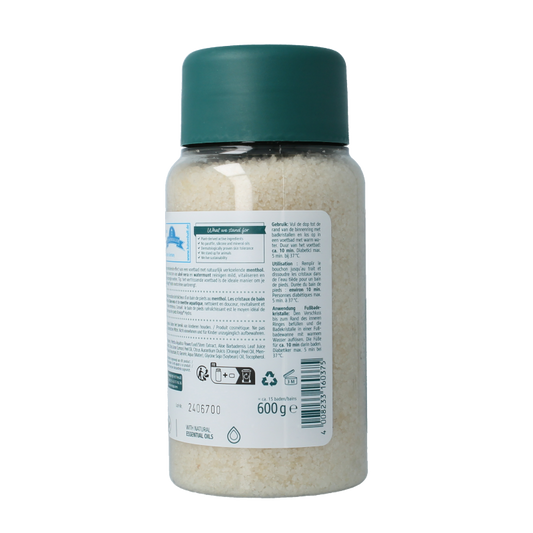 Kneipp Foot care voetbadkristal cooling aloe vera watermu 600 Gram