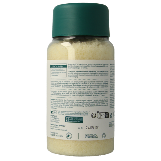 Kneipp Foot care voetbadkristal vitalizing calendula sina 600.00 Gram