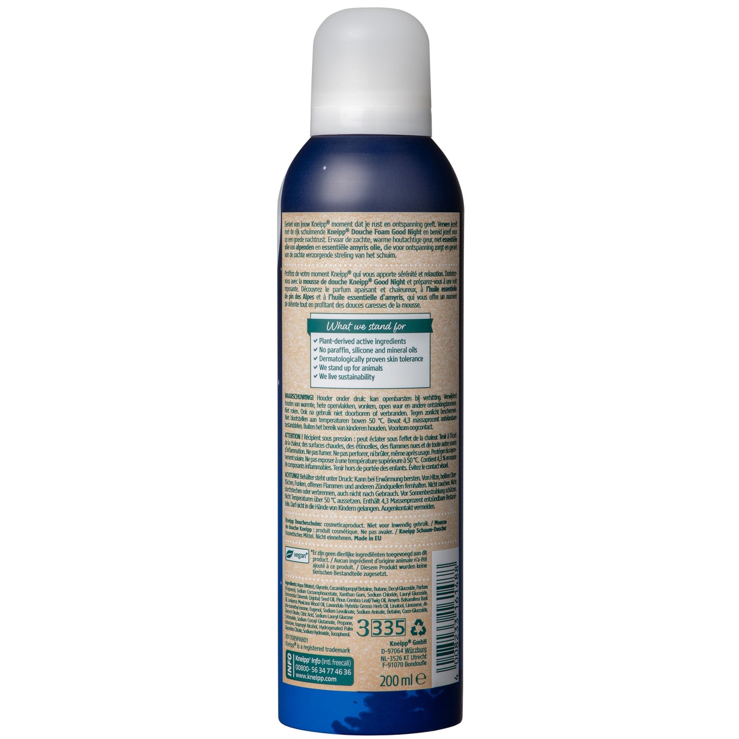 Kneipp Good night douchefoam 200 Milliliter