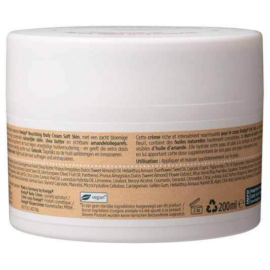 Kneipp Soft skin nourishing body cream almond oil 200.00 Milliliter