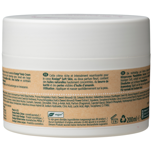 Kneipp Body creme met amandelolieparels Soft Skin 200.00 Milliliter