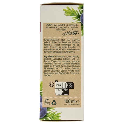 Kneipp Muscle soothing badolie jeneverbes 100 Milliliter