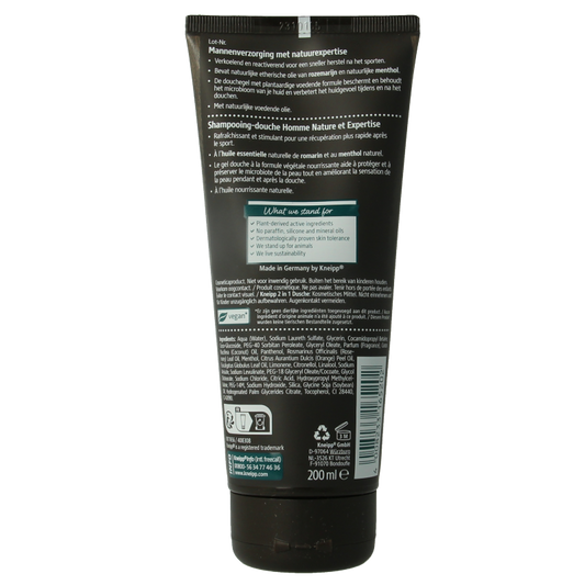 Kneipp Men body & hair 2-in-1 douche sport 200 Milliliter
