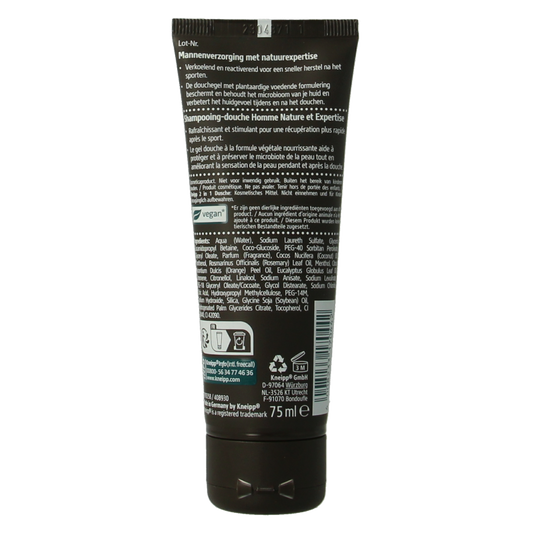 Kneipp Douche men 2 in 1 sport mini 75 Milliliter