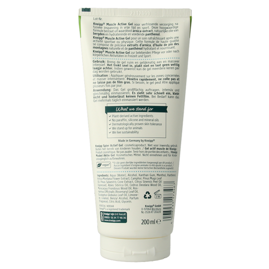 Kneipp Arnica muscle active gel 200 Milliliter