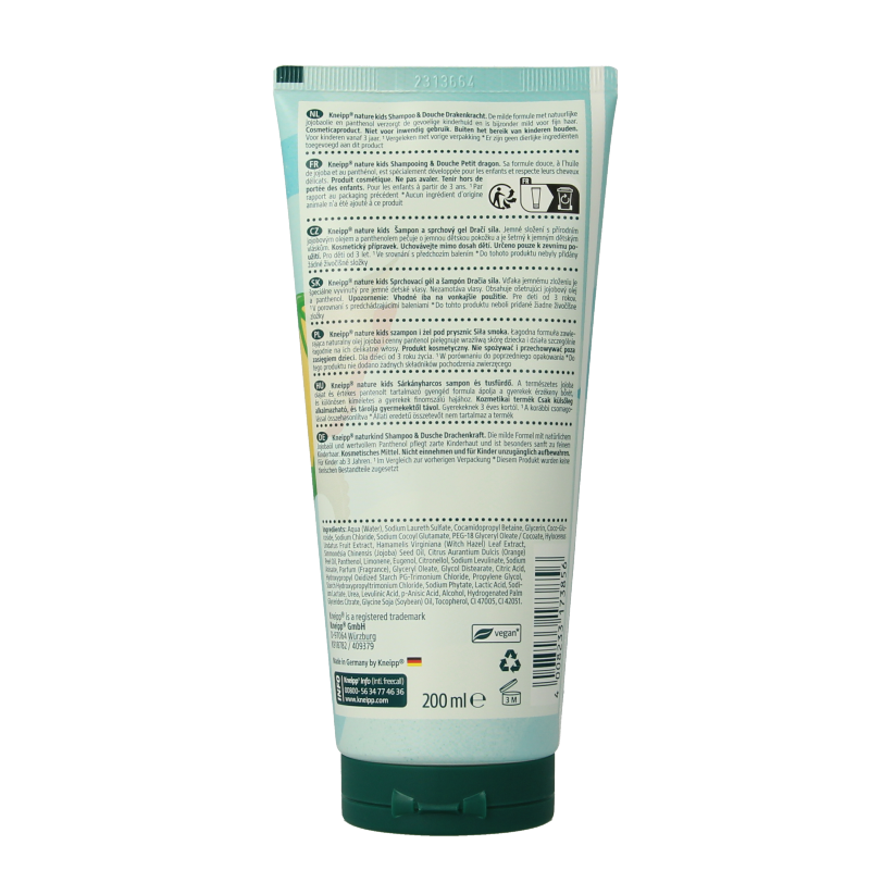Kneipp Kids shampoo/douche drakenkracht 200 Milliliter