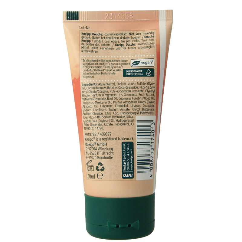 Kneipp Body & mind balance douche mini 50 Milliliter