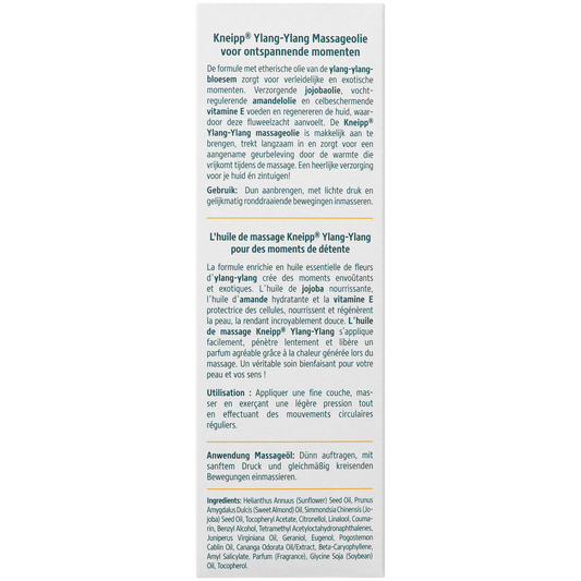 Kneipp Massageolie Ylang-Ylang 100.00 Milliliter