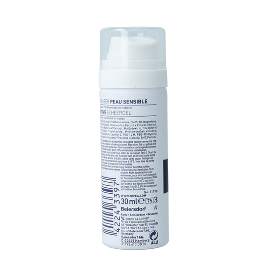 Nivea Men sensitive scheergel mini 30 Milliliter