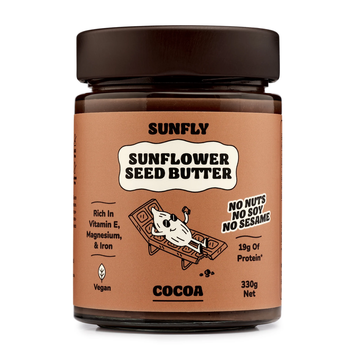 Sunfly Sunflower seed butter cocoa 330.00 Gram