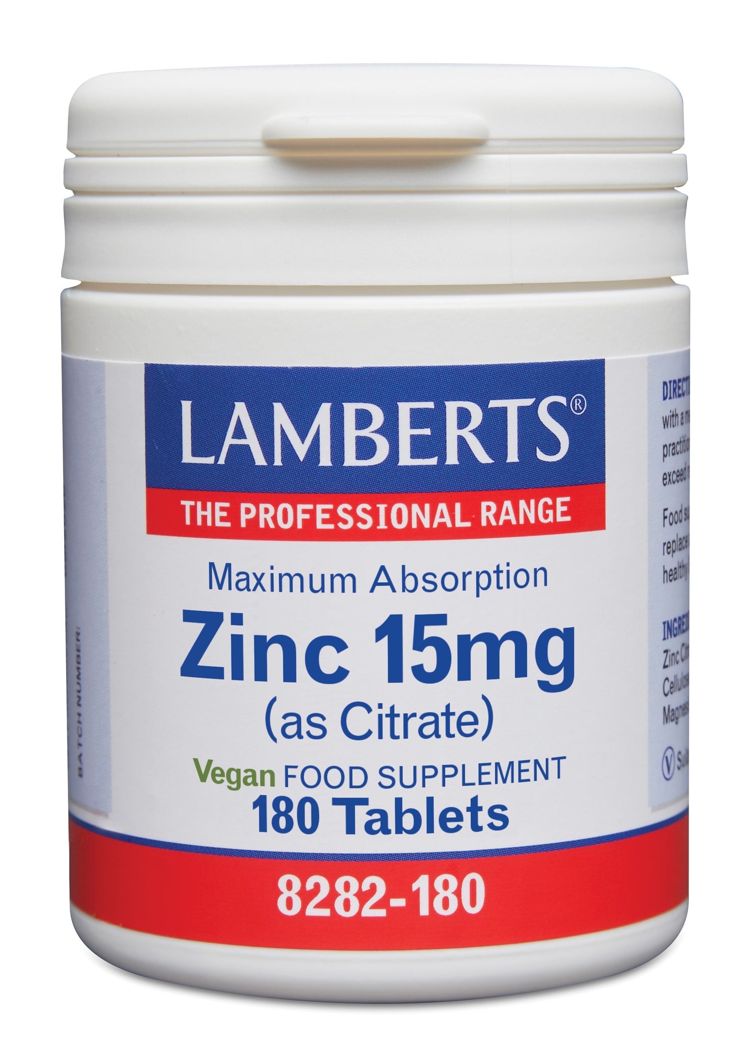 Lamberts Zink citraat 15mg 180 Tabletten