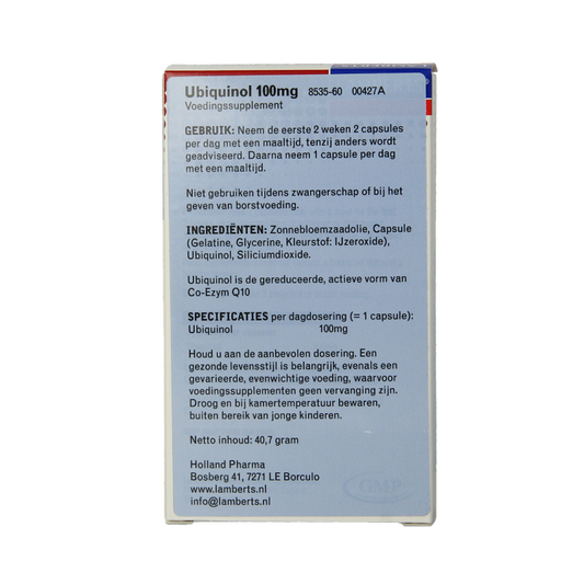 Lamberts Co enzym Q10 100mg (Ubiquinol) 60 Capsules