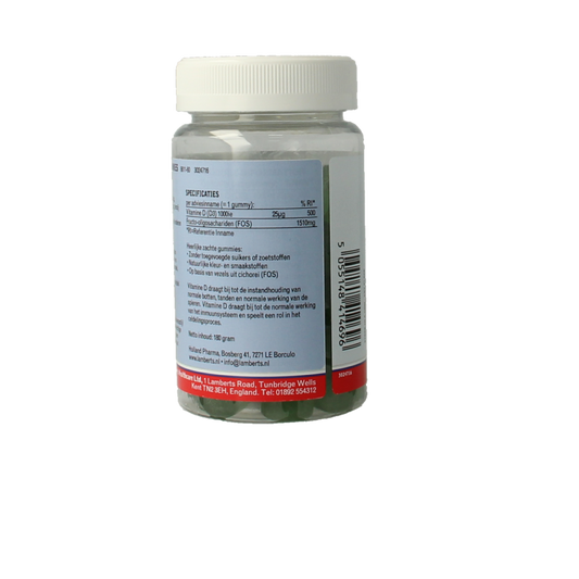 Lamberts Vitamine D3 1000IE gummies 60 Gummies
