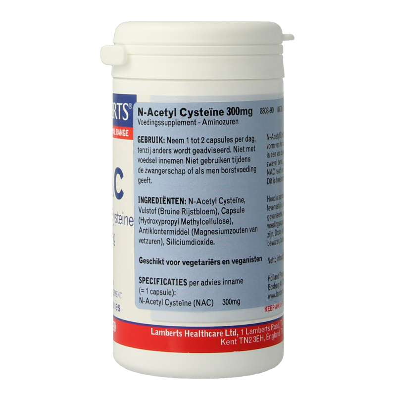 Lamberts N acetyl cysteine 90 Capsules