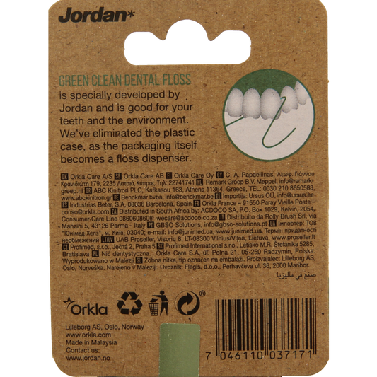 Jordan Green clean floss 30 meter 1.00 Stuks