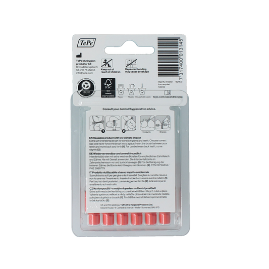 TePe Interdentale rager extra soft licht rood maat 2 6.00 Stuks