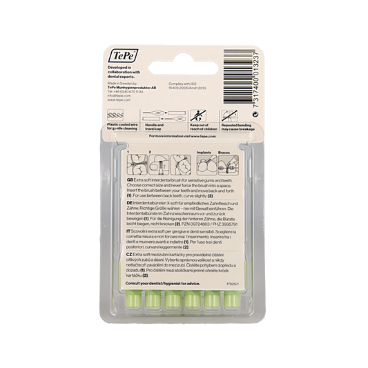 TePe Interdentale rager extra soft licht groen maat 5 6 Stuks