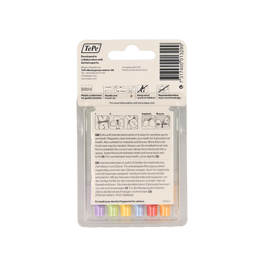 TePe Interdentale rager x-soft gemengd 6 Stuks