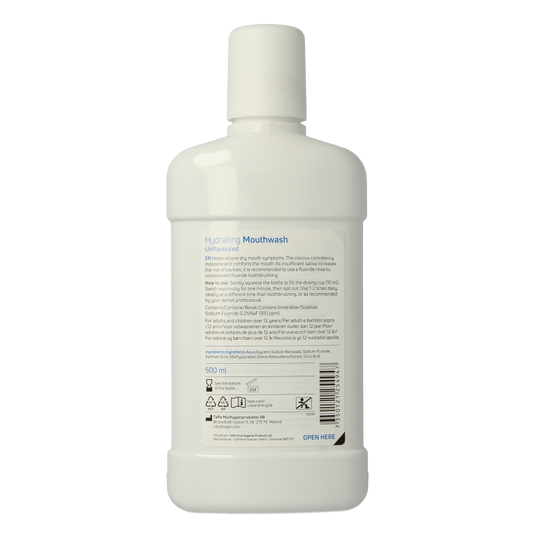 TePe Hydraterende mondspoeling droge mond unflavoured 500 Milliliter