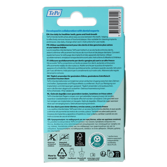 TePe Interdentale ragers original zwart 1,5mm maat 8 6 Stuks