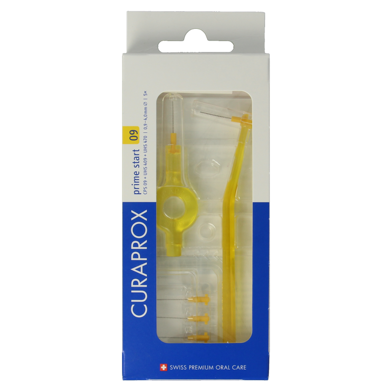 Curaprox Prime start rager 09 geel 4 mm 5 Stuks