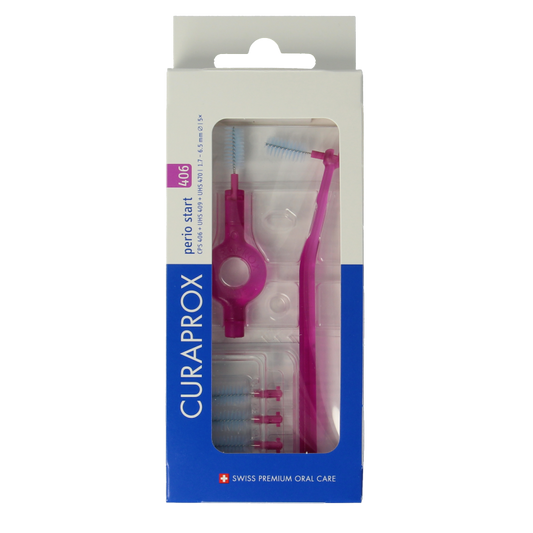 Curaprox Perio start 406 fuchsia 5 Stuks