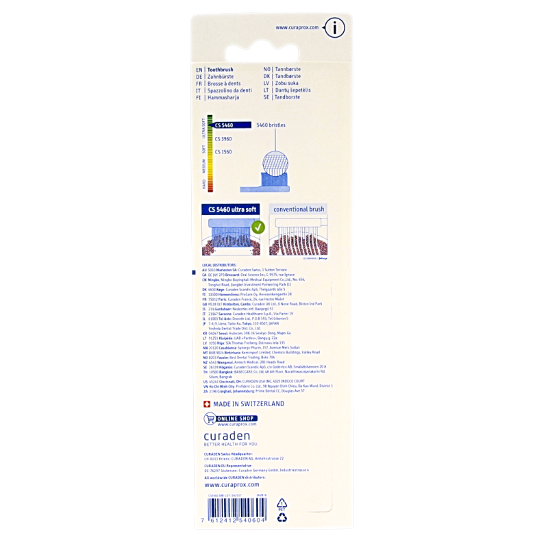 Curaprox Tandenborstel ultra soft 3 Stuks
