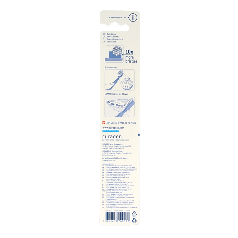 Curaprox Tandenborstel ultra soft ortho 1 Stuks