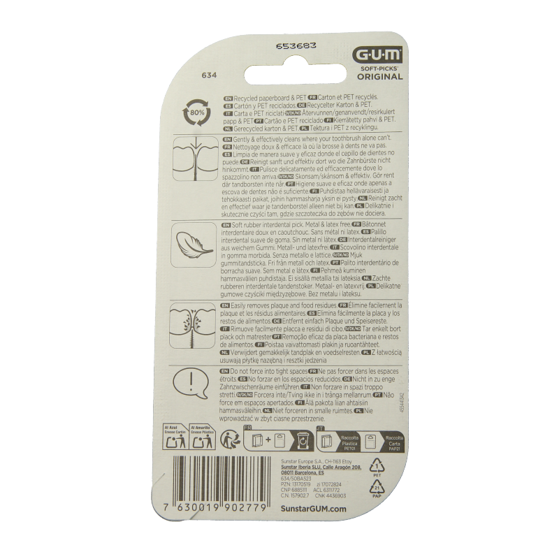 GUM Soft picks large original 50 Stuks