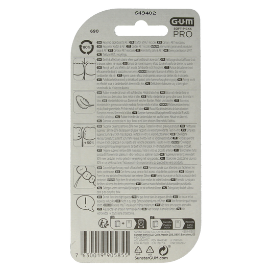 GUM Soft picks advanced pro medium 30 Stuks