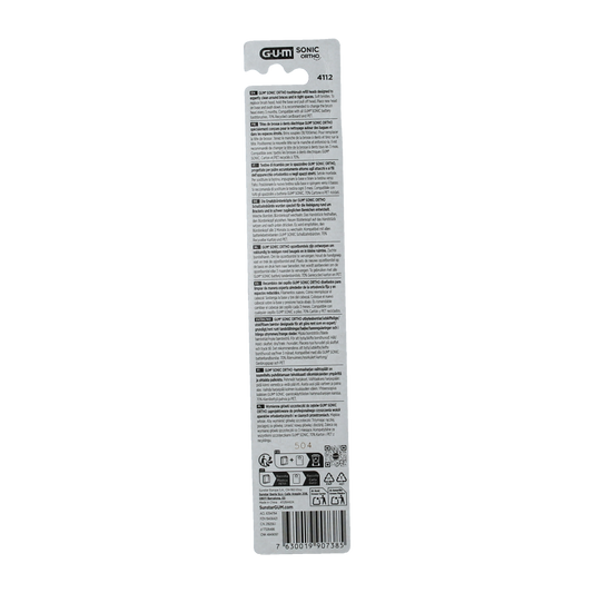 GUM Sonic ortho batterij tandenborstel refill 1.00 Stuks