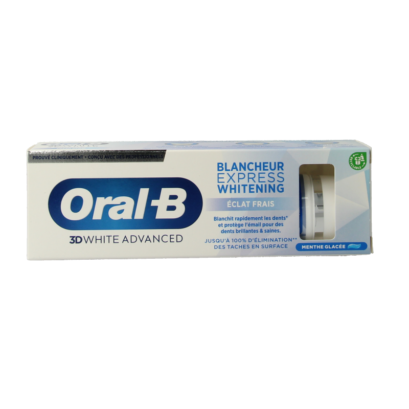 Oral B Tandpasta3D white advanced expres fresh whitening 75 Milliliter
